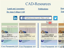 Tablet Screenshot of cad-resources.com